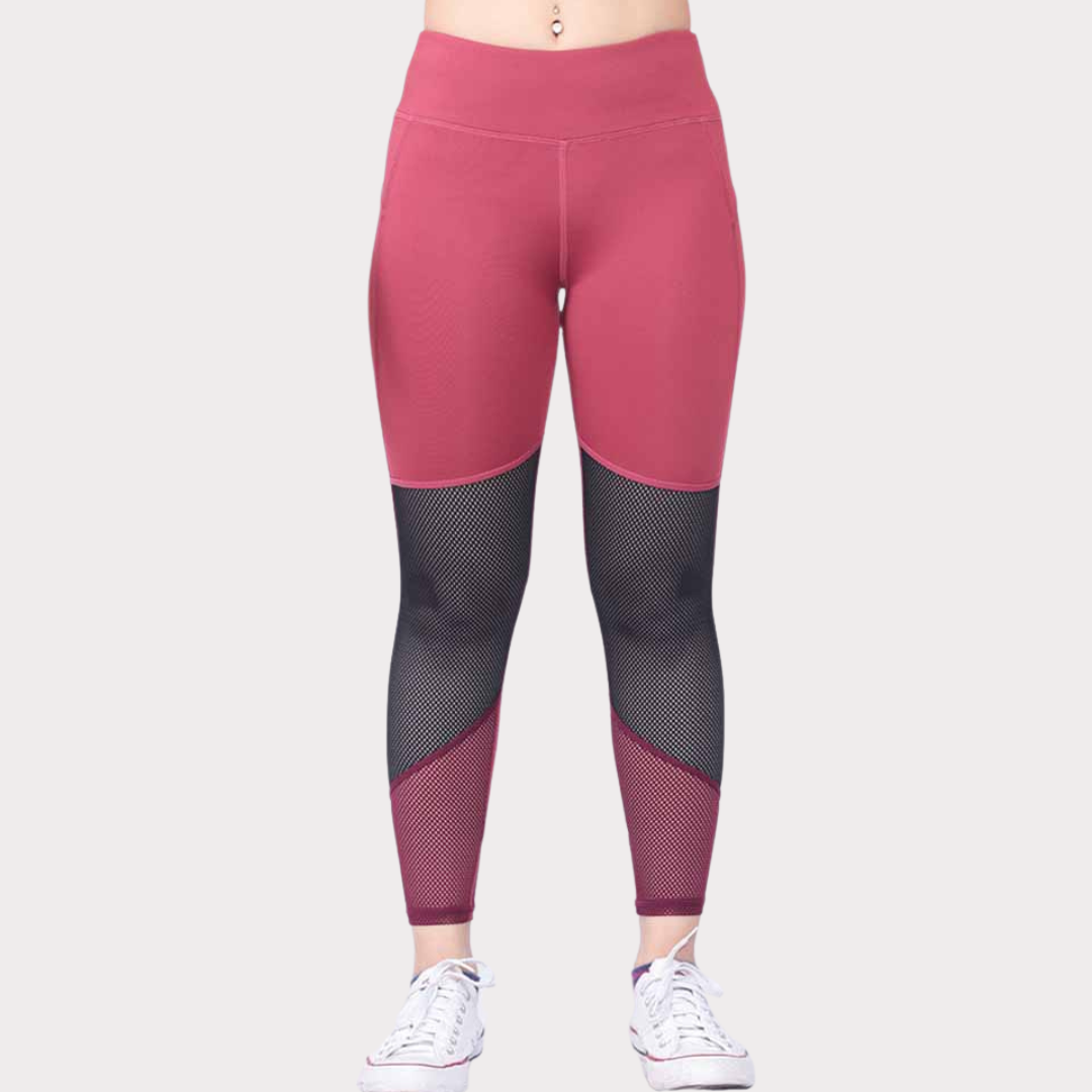 Capri & Leggings Activewear / Sportswear - Women's Classic High-Back Mesh Leggings - Outperformer