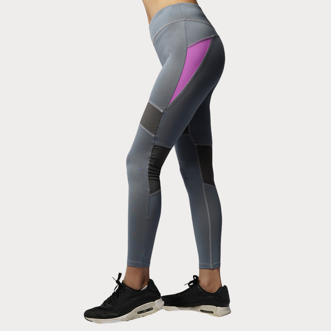 Capri & Leggings Activewear / Sportswear - Women's Classic Mid-Rise Mesh Leggings - S / Ashton Grey - Outperformer