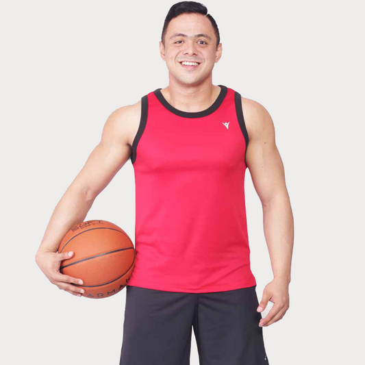 Sleeveless & Tank Activewear / Sportswear - Men's Classic Muscle Tee - S / Red - Outperformer