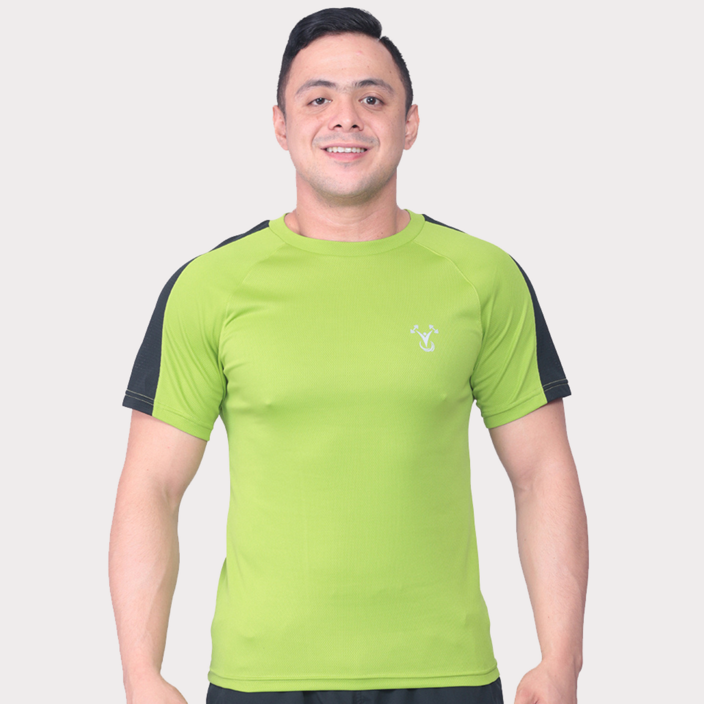 Short Sleeve Activewear / Sportswear - Men's Raglan Blocked T-Shirt - S / Irish Green - Outperformer