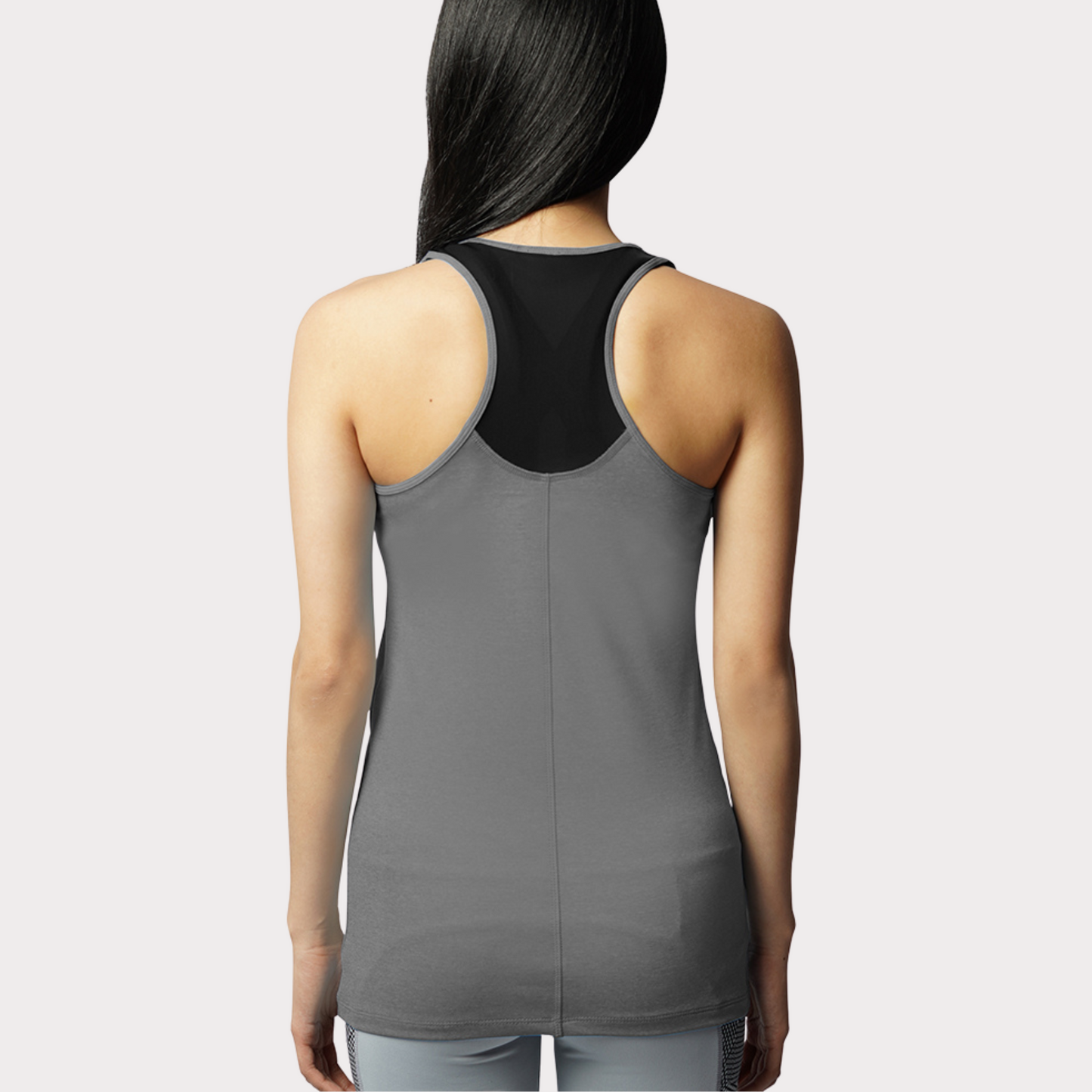 Sleeveless & Tank Activewear / Sportswear - Women's Racerback Tank Top - S / Ebony Heather - Outperformer