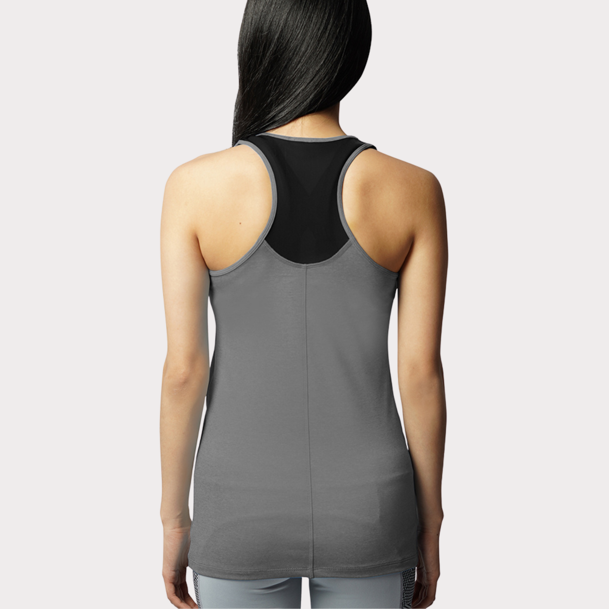 Sleeveless & Tank Activewear / Sportswear - Women's Racerback Tank Top - S / Ebony Heather - Outperformer