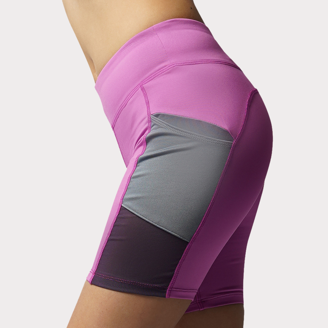 Women's Shorts Activewear / Sportswear - Women's Biker Shorts - S / Favorite Fuchsia - Outperformer