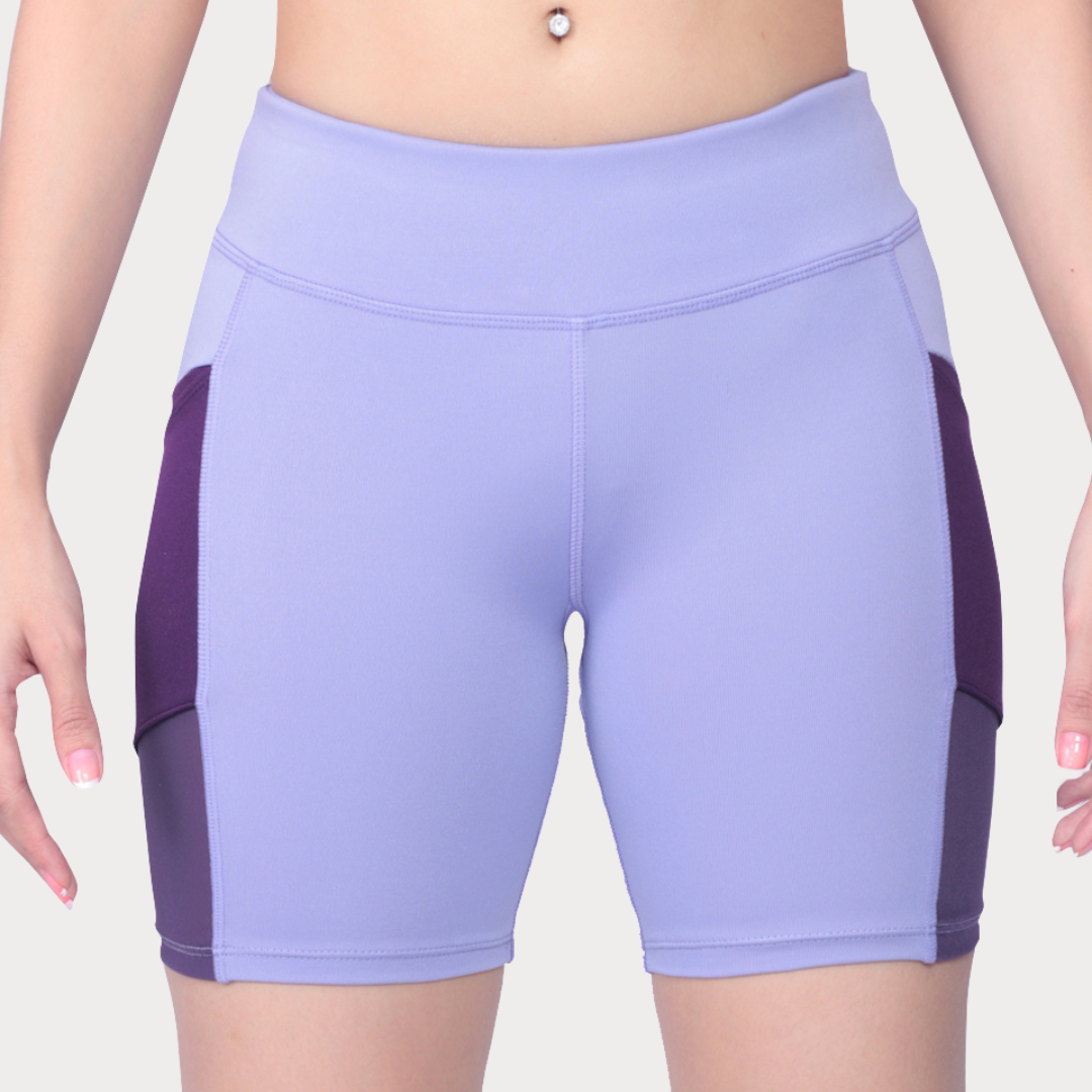 Women's Shorts Activewear / Sportswear - Women's Biker Shorts - S / BLUE ORCHID - Outperformer