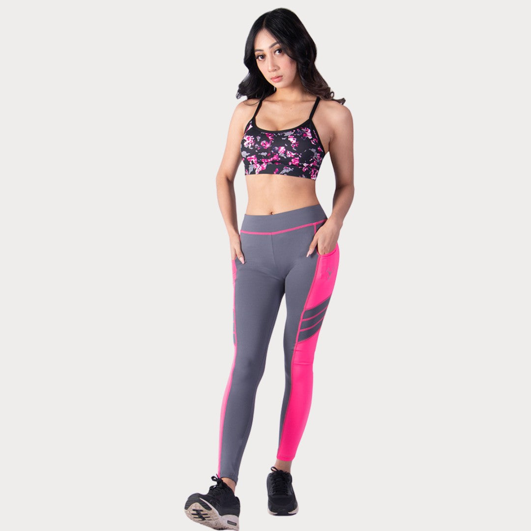 Capri & Leggings Activewear / Sportswear - Women's Classic Leggings w/ Pockets - S / Pink Extreme - Outperformer