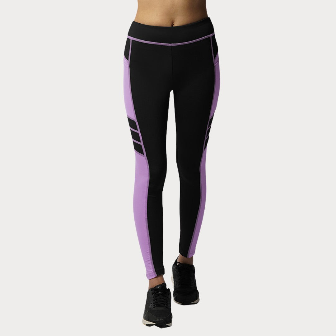 Capri & Leggings Activewear / Sportswear - Women's Classic Leggings w/ Pockets - S / Lavender Sparkle - Outperformer