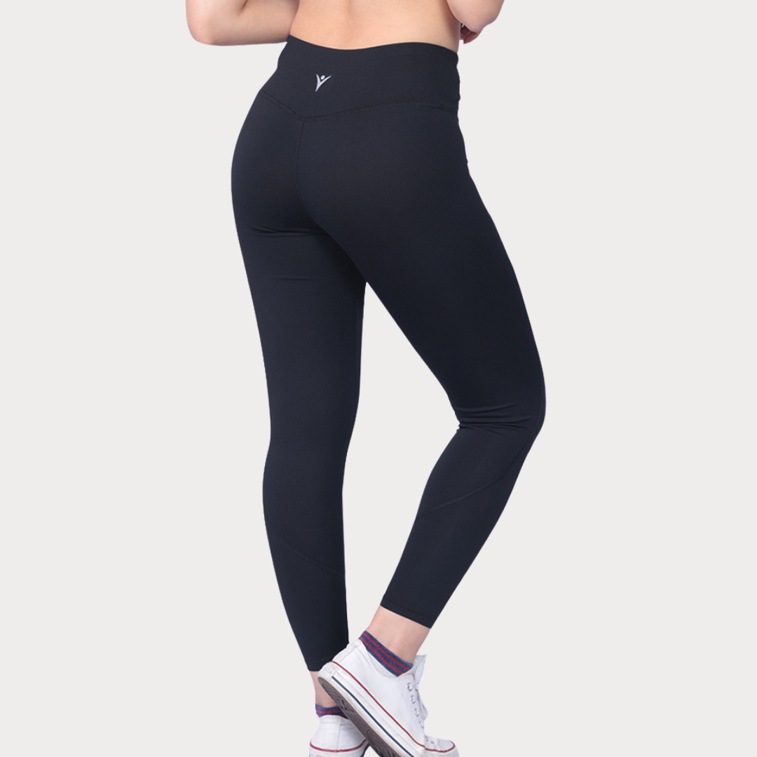 Capri & Leggings Activewear / Sportswear - Women's High-Waist Body Shaper Leggings - XS / Ebony - Outperformer