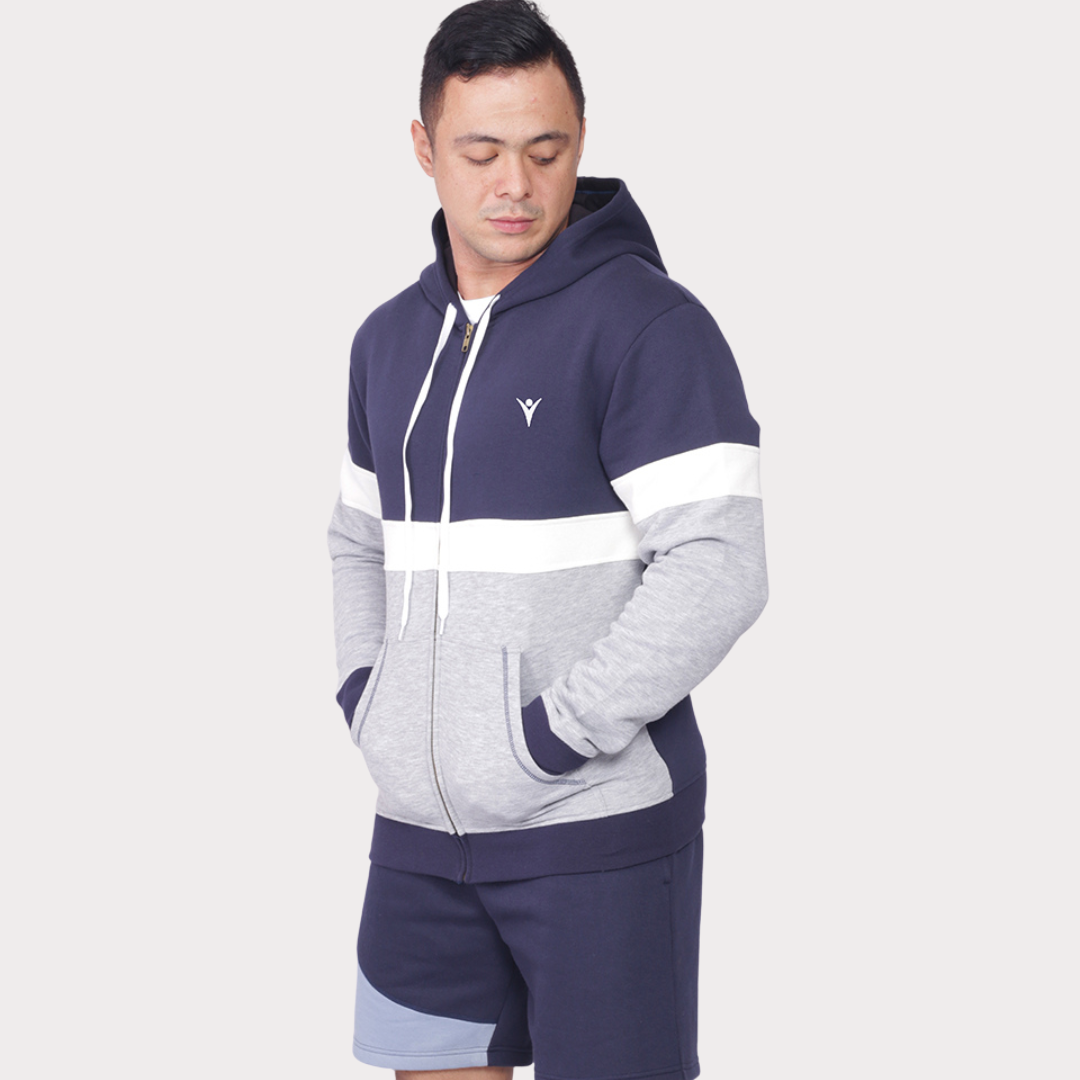 Outperformer Men's Fleece Zip Up Hoodie Jacket / Navy /Outperformer /Activewear / Small