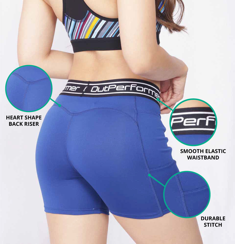 Women's Shorts Activewear / Sportswear - Women's Butt Lift Shorts - Outperformer