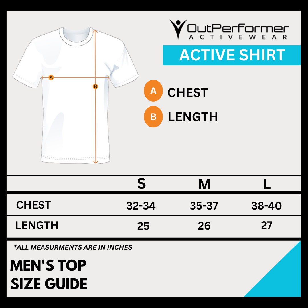 Short Sleeve Activewear / Sportswear - Men's Raglan Blocked T-Shirt - Outperformer