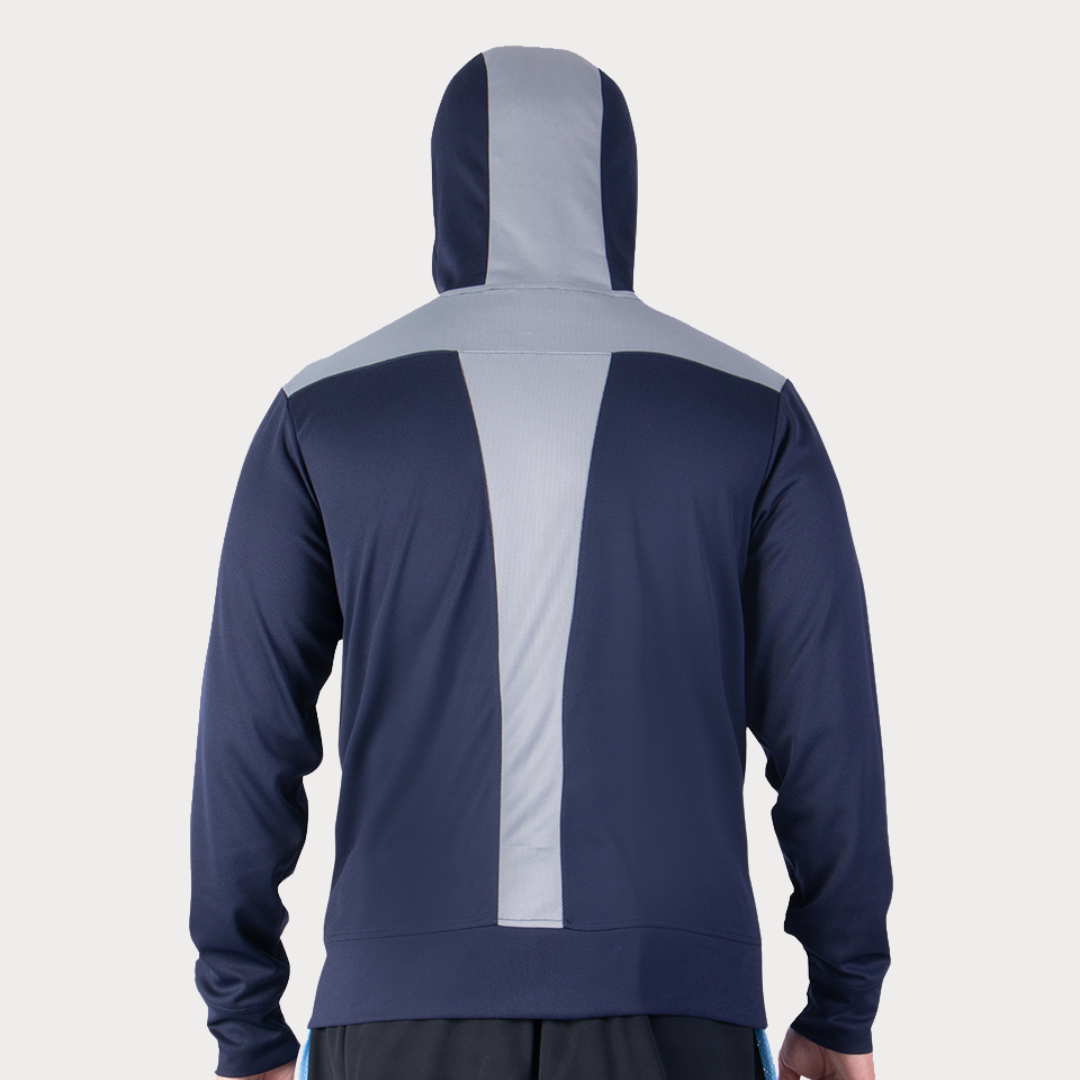 Hoodie Activewear / Sportswear - Men's Zip Up Lite Jacket Hoodie - S / Xavier Navy - Outperformer