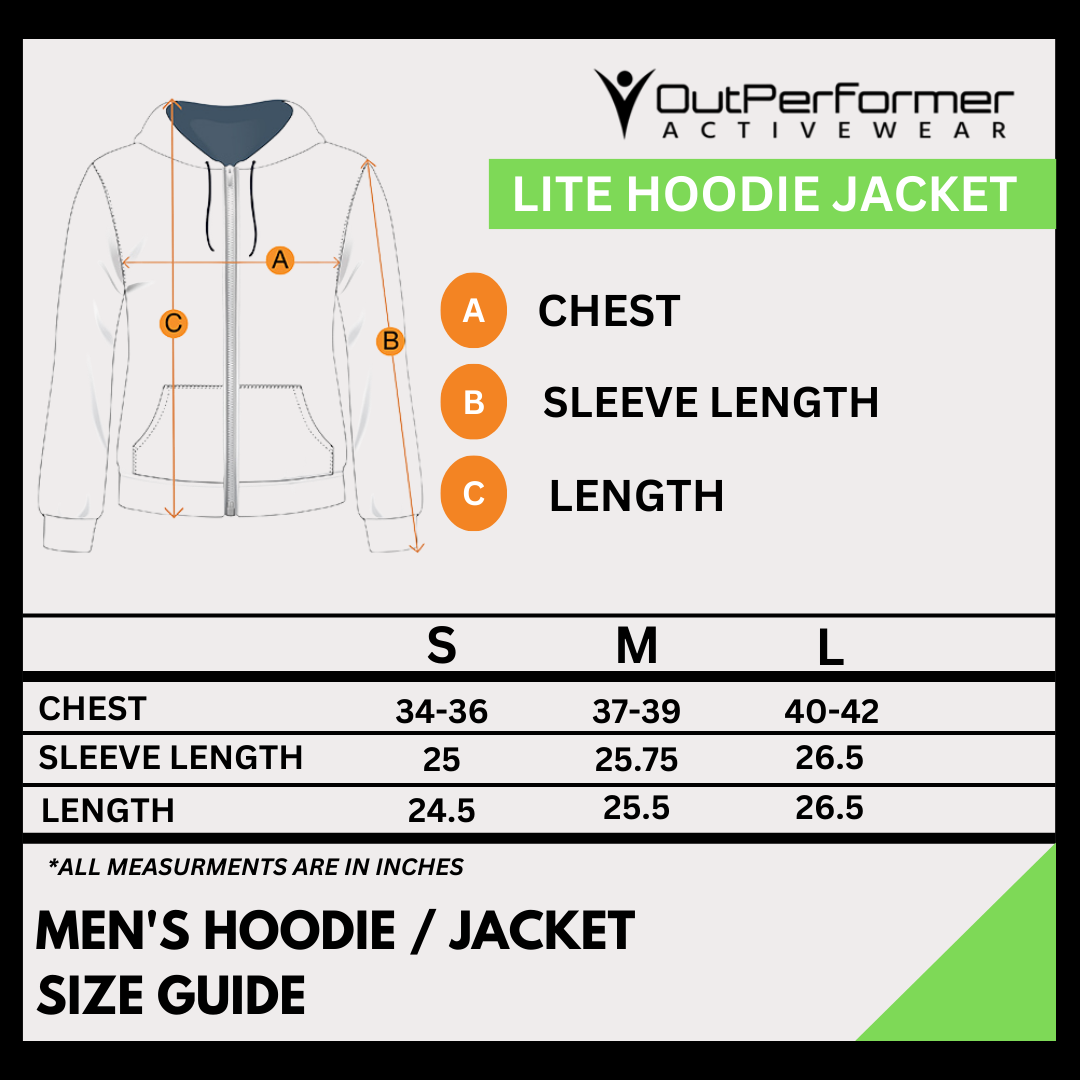 Jacket Activewear / Sportswear - Men's Zip Up Lite Jacket - Outperformer