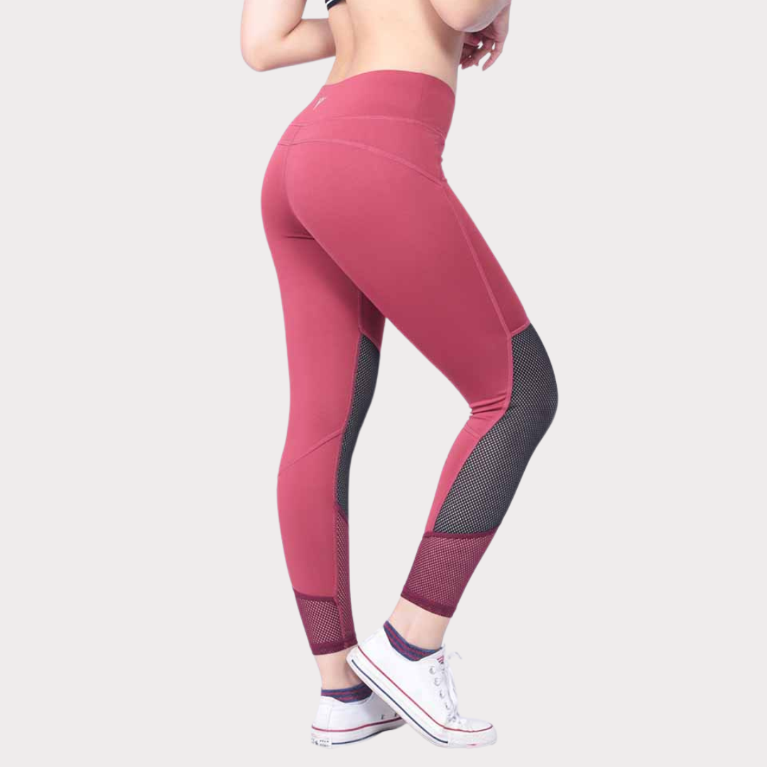 Capri & Leggings Activewear / Sportswear - Women's Classic High-Back Mesh Leggings - Outperformer