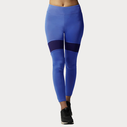 Capri & Leggings Activewear / Sportswear - Women's Classic Mid-Rise Mesh Leggings - S / Blue Jazz - Outperformer