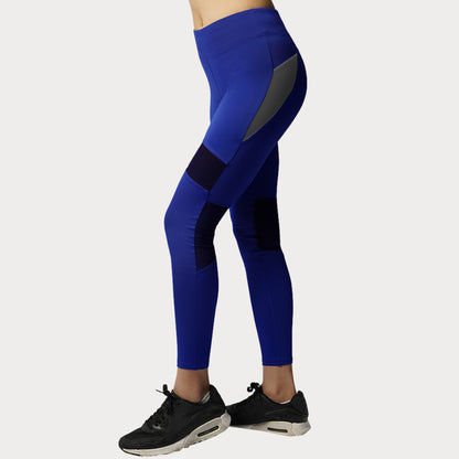 Capri & Leggings Activewear / Sportswear - Women's Classic Mid-Rise Mesh Leggings - S / Omni Blue - Outperformer