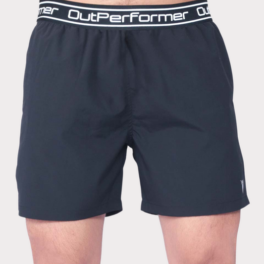 Shorts Activewear / Sportswear - Men's Training Wordmark Shorts - S / Black - Outperformer