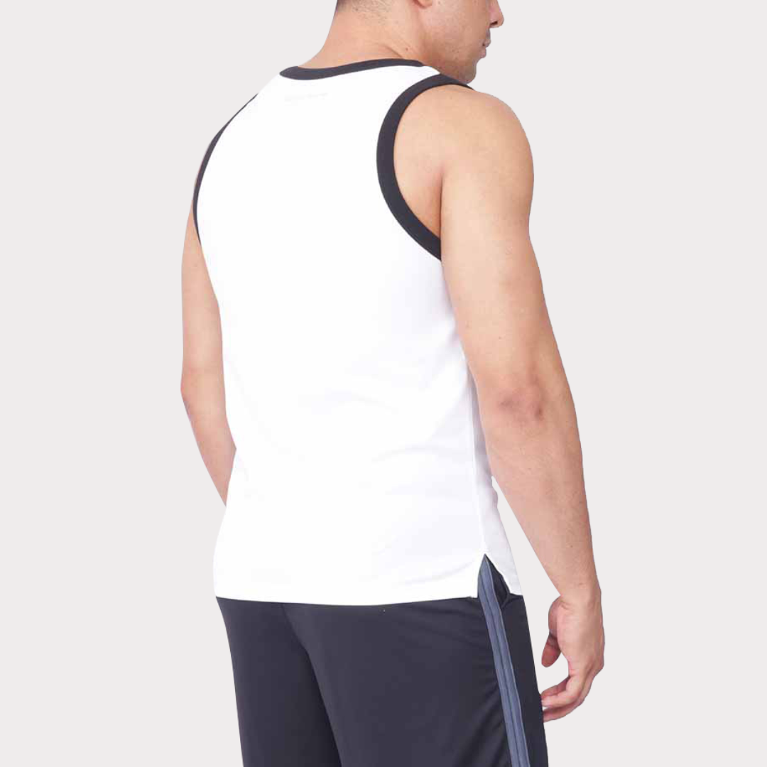 Sleeveless & Tank Activewear / Sportswear - Men's Classic Muscle Tee WHITE - Outperformer