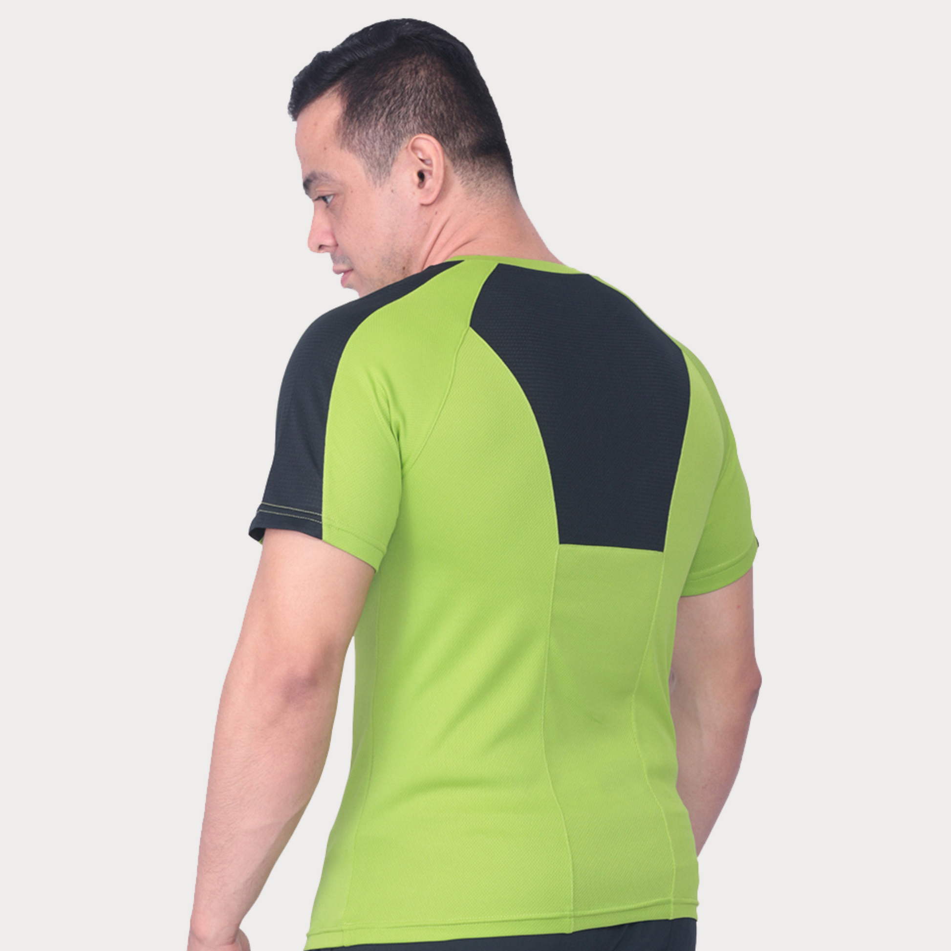 Short Sleeve Activewear / Sportswear - Men's Raglan Blocked T-Shirt - S / Irish Green - Outperformer