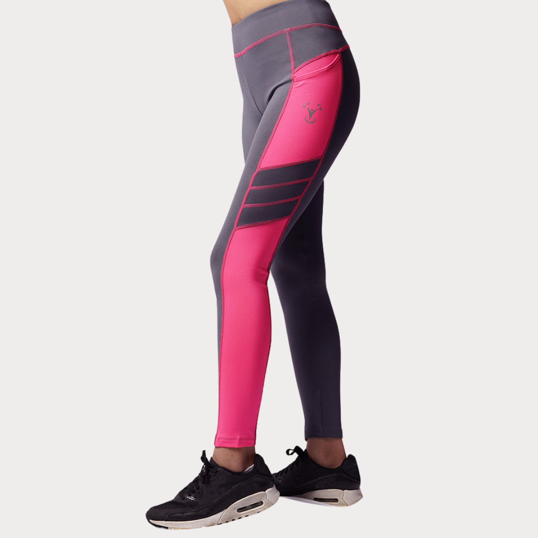 Capri & Leggings Activewear / Sportswear - Women's Classic Leggings w/ Pockets - S / Pink Extreme - Outperformer