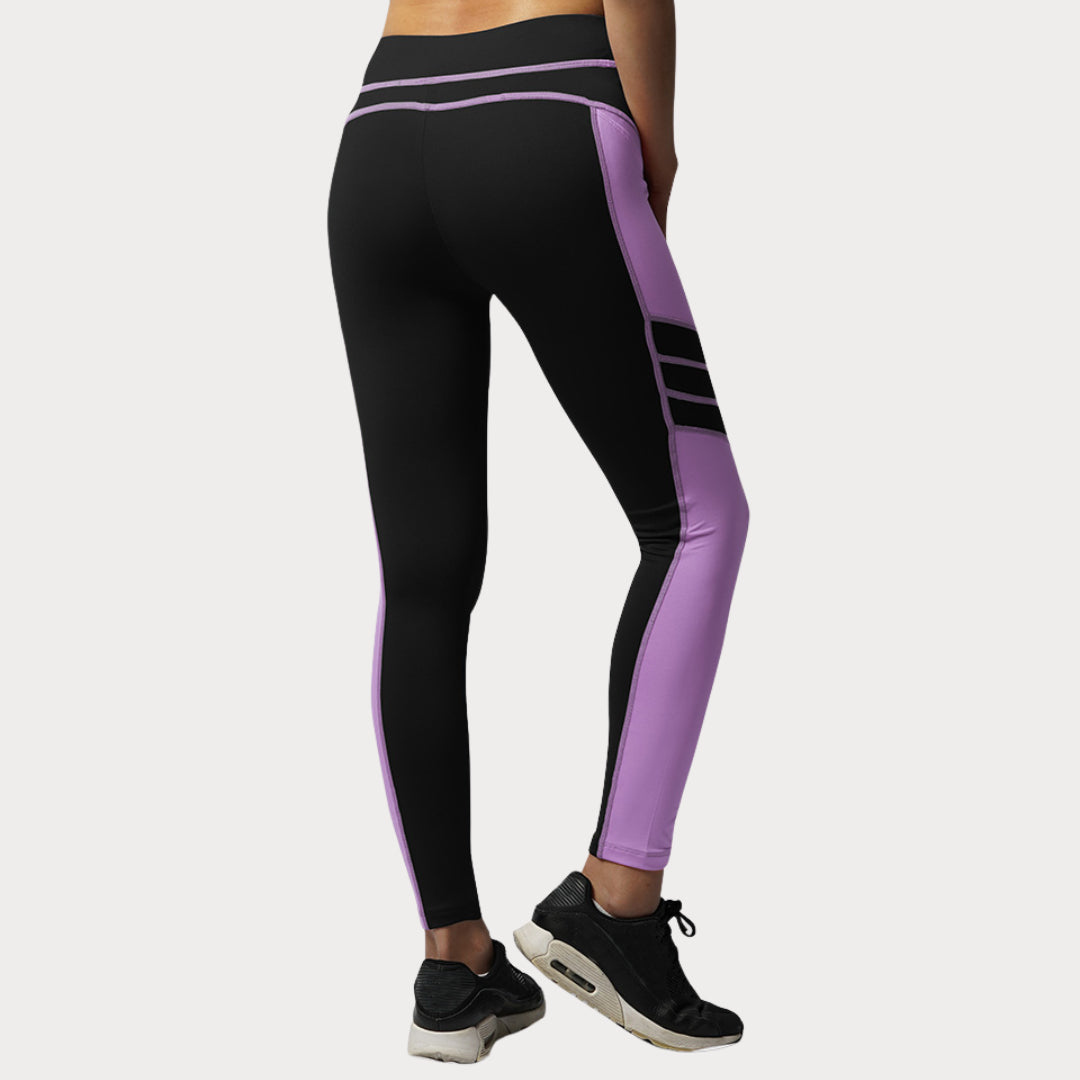 Capri & Leggings Activewear / Sportswear - Women's Classic Leggings w/ Pockets - S / Lavender Sparkle - Outperformer