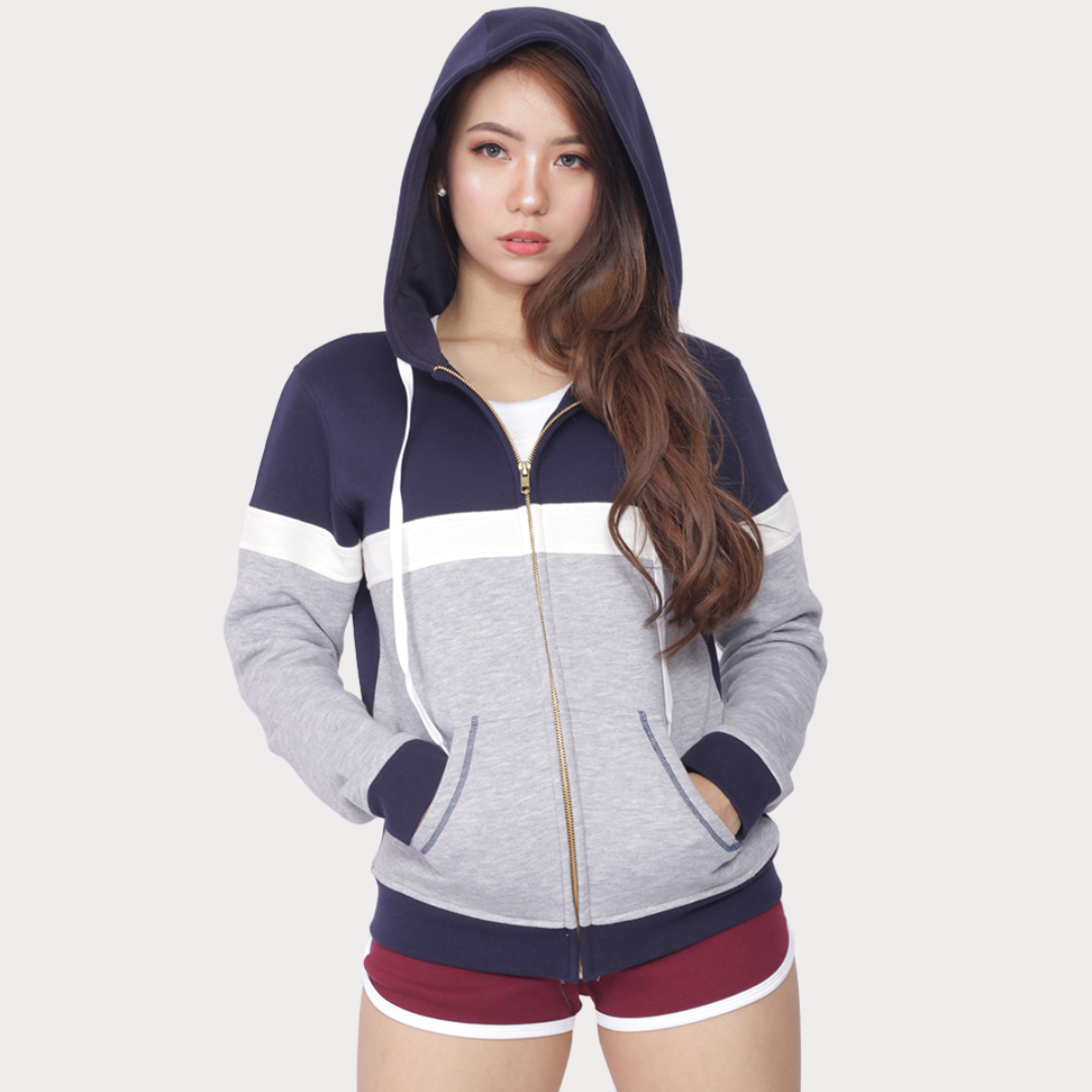Outperformer  Women's Fleece Zip Up Hoodie Jacket / Navy /Outperformer /Activewear / Small