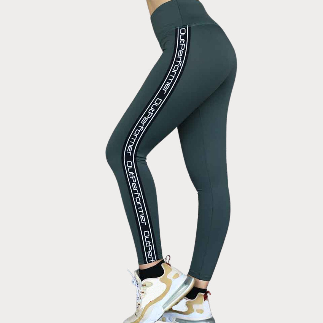 Word Mark Leggings  High Waist Body Leggings – Outperformer Activewear