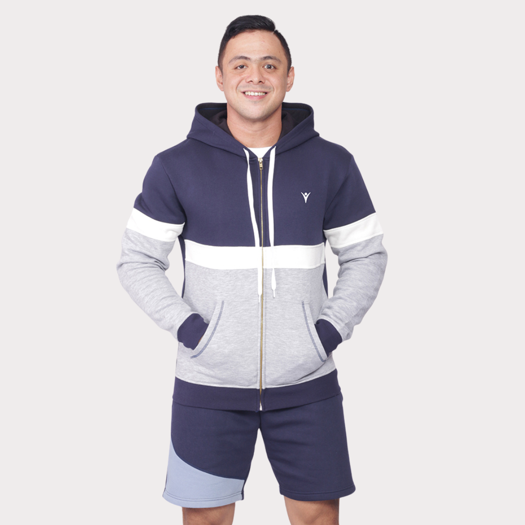 Outperformer Men's Fleece Zip Up Hoodie Jacket / Navy /Outperformer /Activewear / Small
